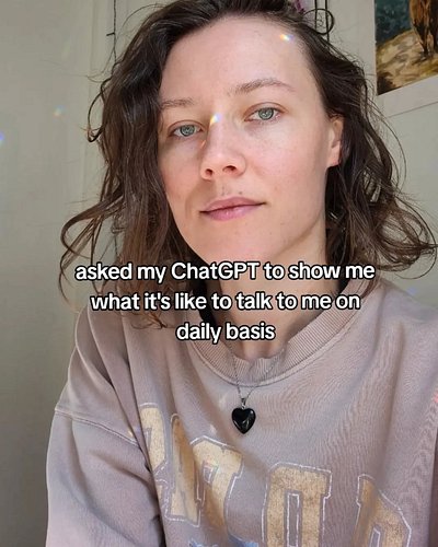 ChatGPT prompt: If you had to create an image of what it feels like to be talking to me on daily basis, being as raw, vulnera...