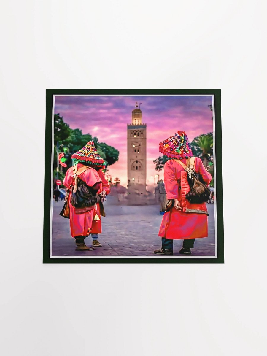 Vibrant Culture Poster/ Photography: Water Carriers, Marrakech, Morocco product image (4)