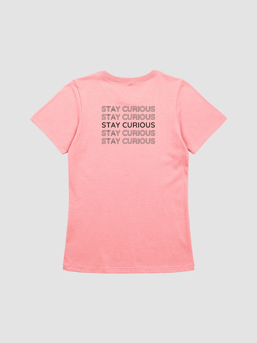 Goggles the Wise Monkey | Women' Relaxed Fit T-Shirt | Pocket Companion | Remember to Always Stay Curious | Empowerment Shirt product image (4)