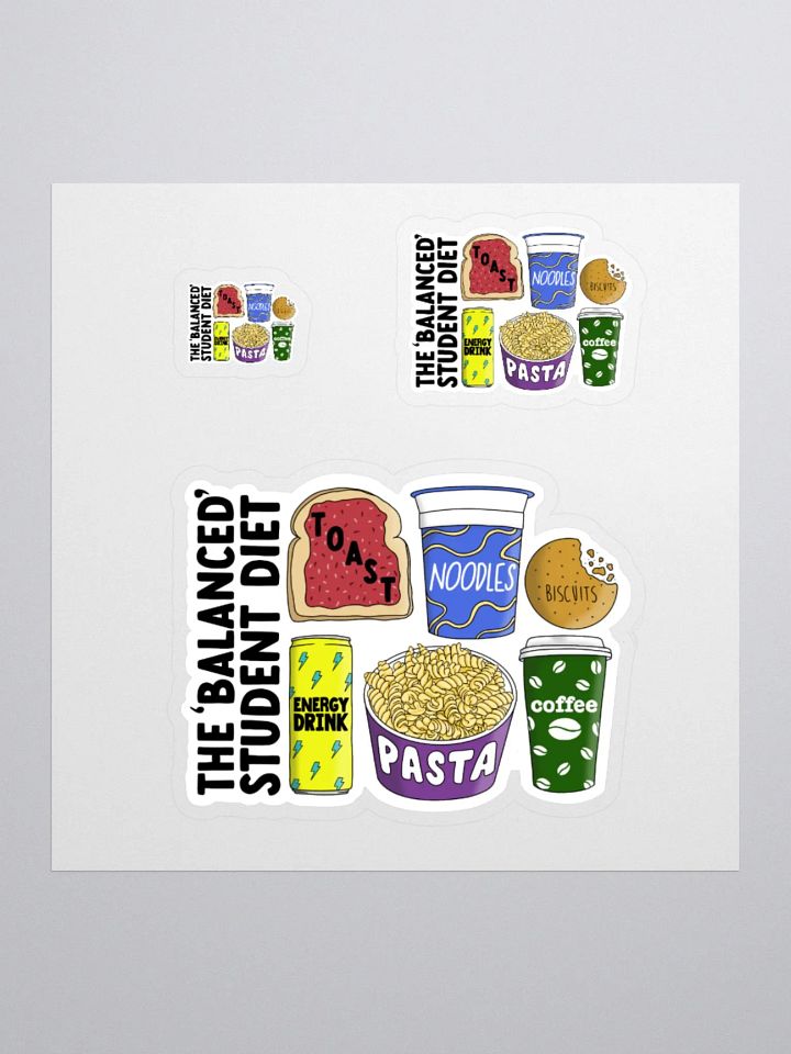 Student Diet Sticker product image (1)