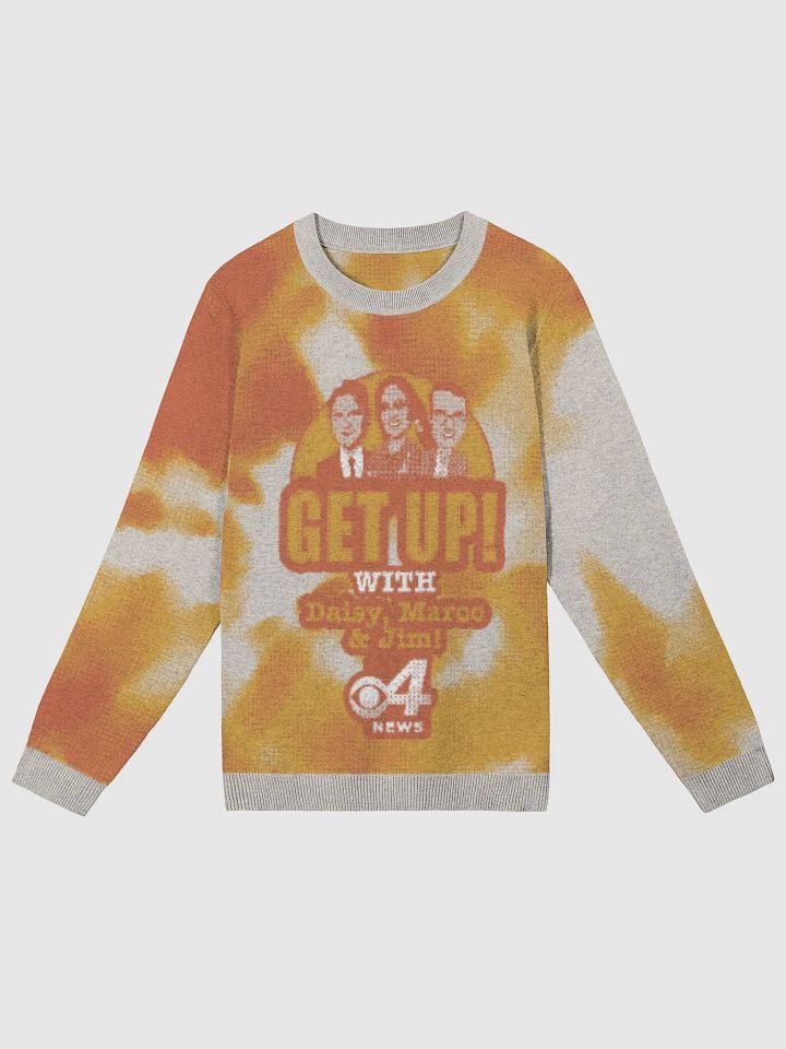 Get Up! With Daisy, Marco & Jim Sunset Hues Jacquard Crewneck product image (1)