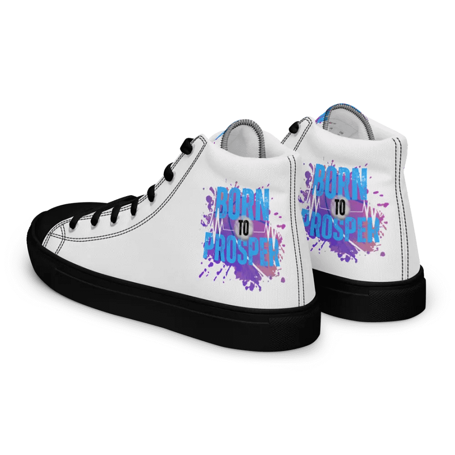 Retro Born to Prosper Splash High Tops product image (6)