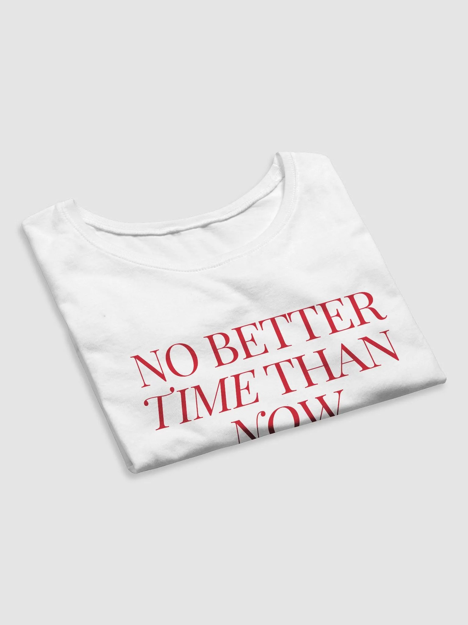 No Better Time Than Now Baby Tee product image (6)