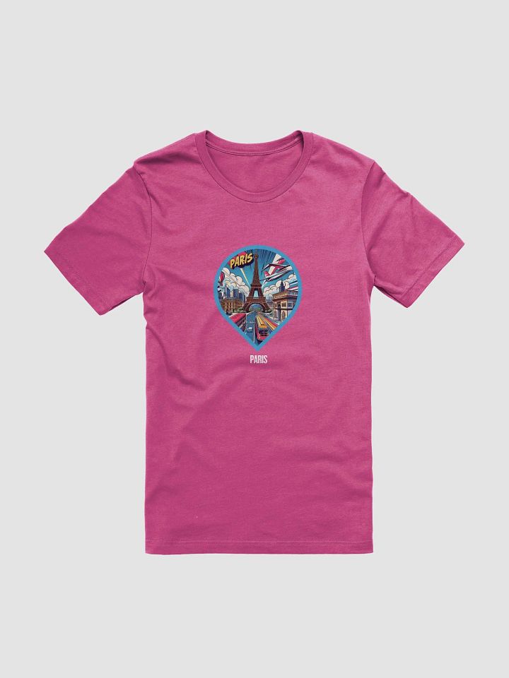 Bella+Canvas Supersoft T-Shirt | AI design paris city product image (2)