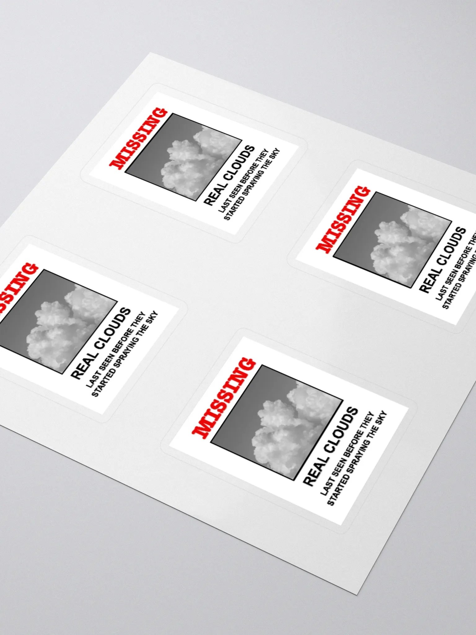 Missing: Real Clouds - Sticker Set product image (3)