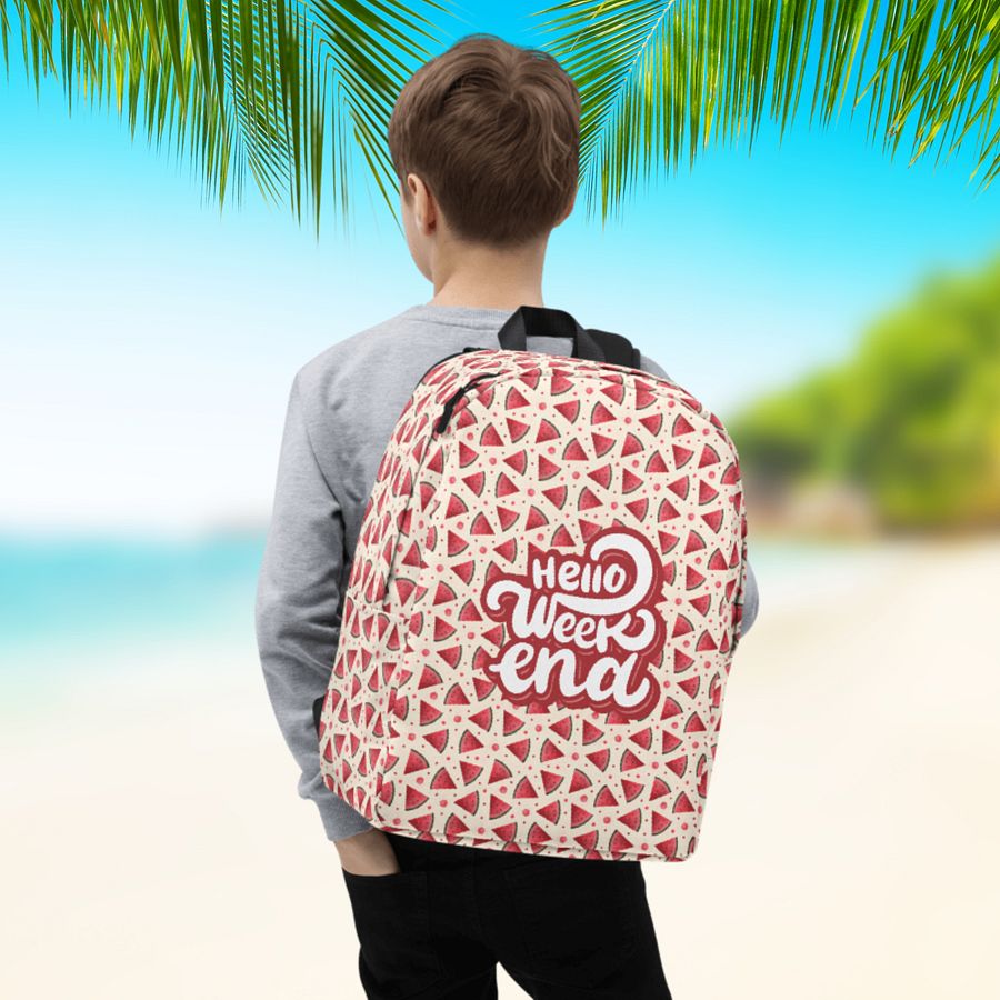 Hello Weekend Watermelon All Over Print Backpack product image (10)