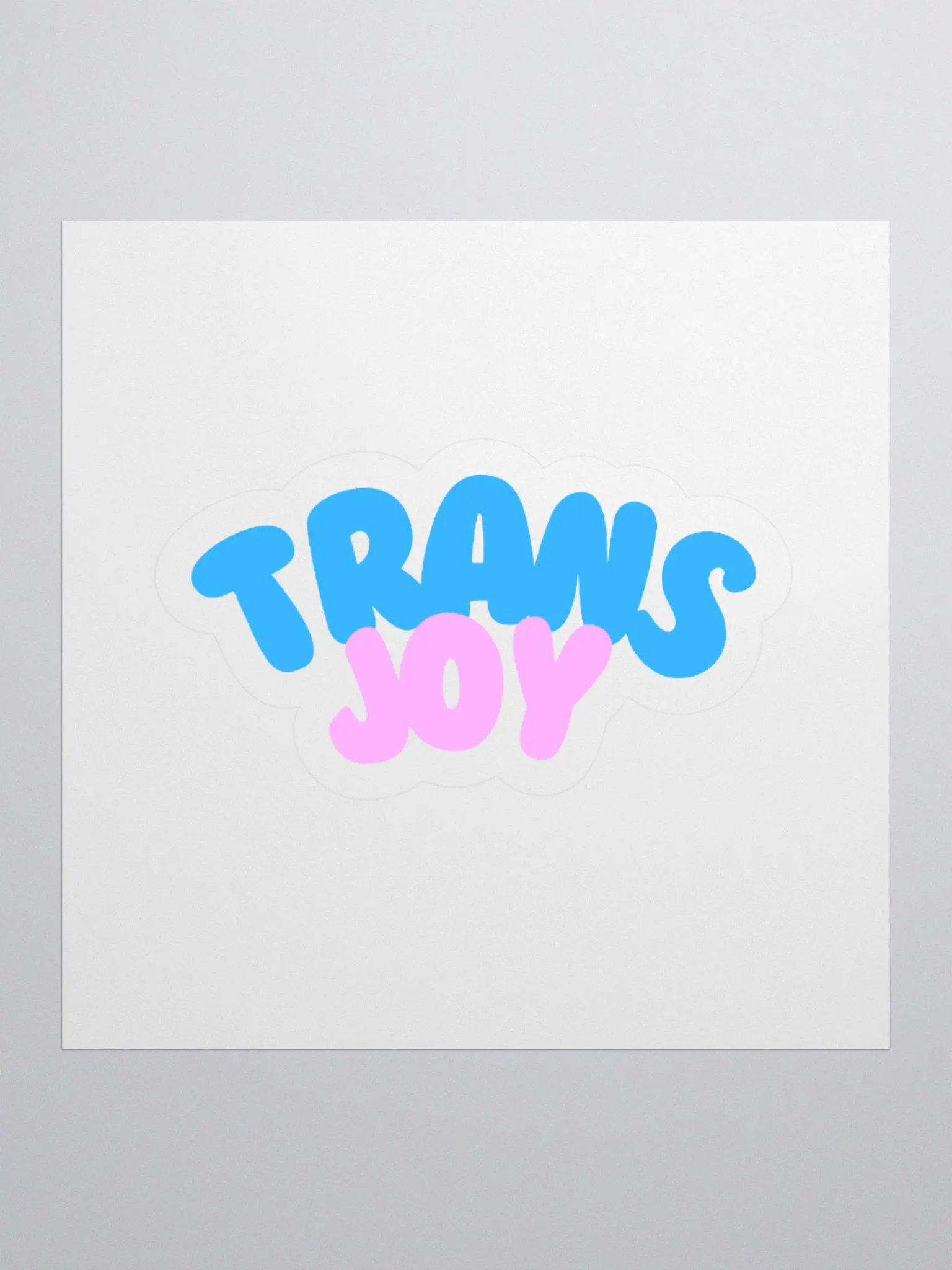 Trans Joy Sticker product image (1)