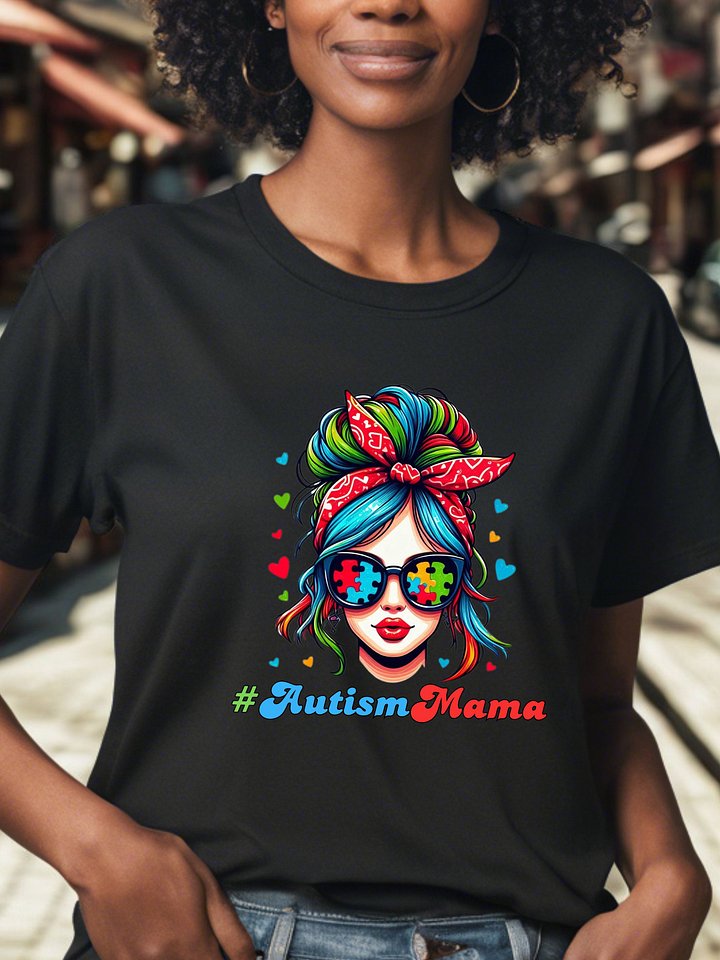 #Autism Mama T-Shirt product image (1)