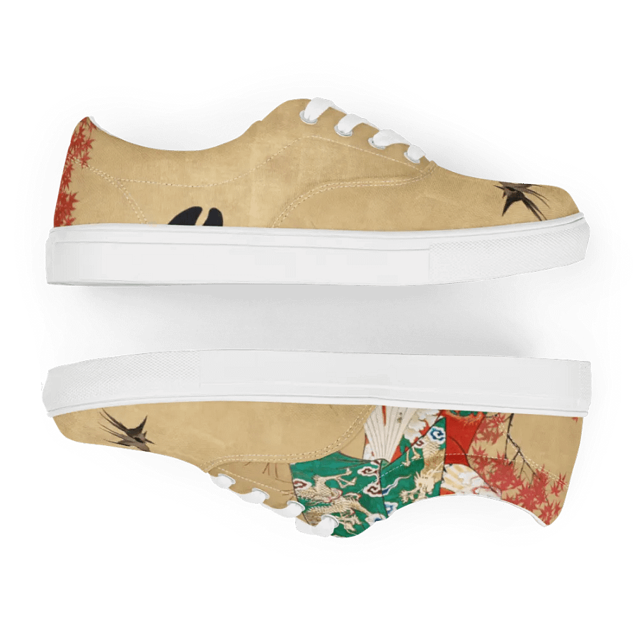 Autumn Serenity Lace-Up Canvas Shoes product image (10)