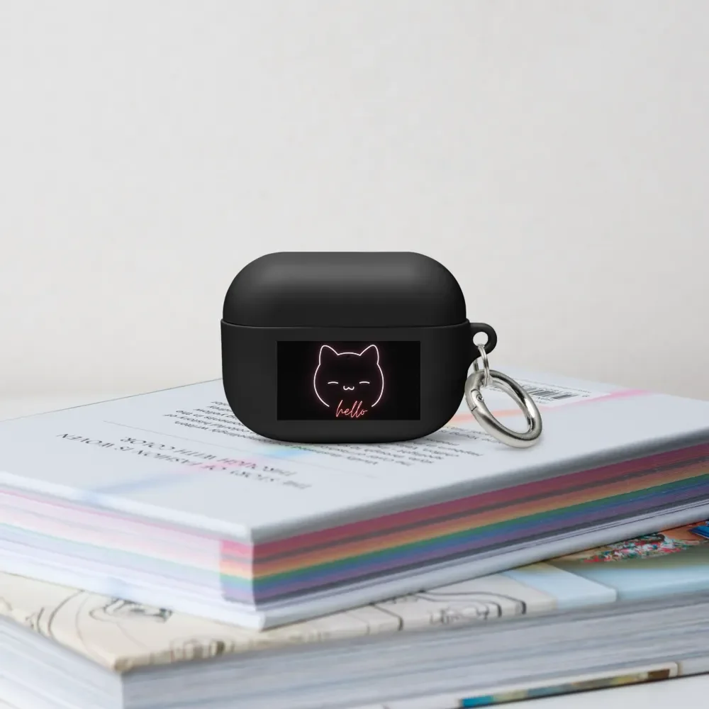 Neon Kitty Greetings AirPods Case product image (19)