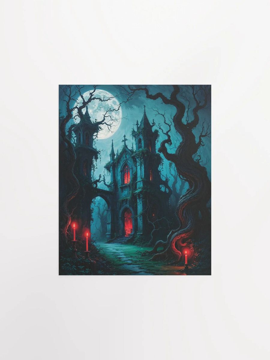 Haunted Gothic Sanctuary Matte Poster product image (1)
