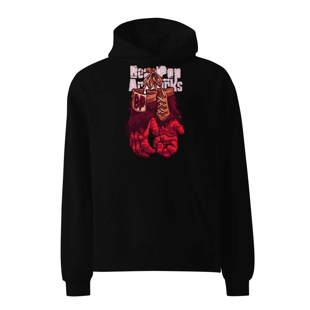 Clawed Crimson Gloves Oversized Hoodie product image (1)