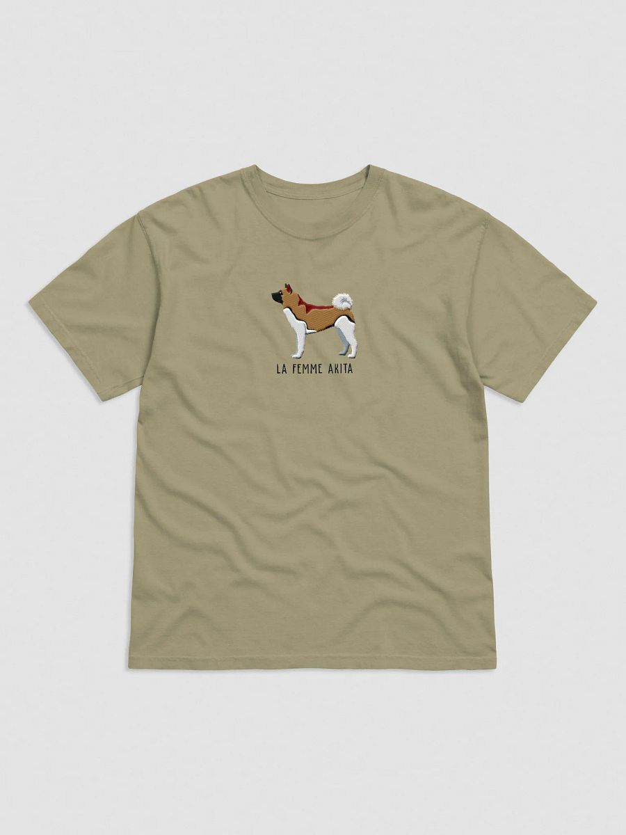 La Femme Akita T-Shirt(Embroidered) of an American Akita product image (9)