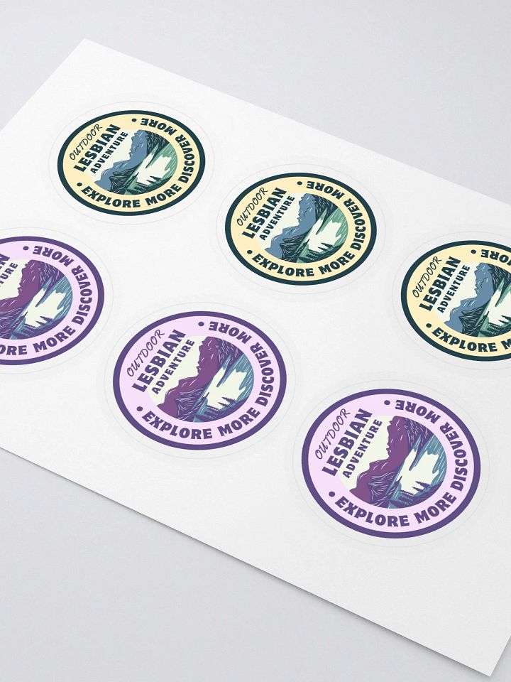 Outdoor Lesbian Adventure Sticker Set product image (2)
