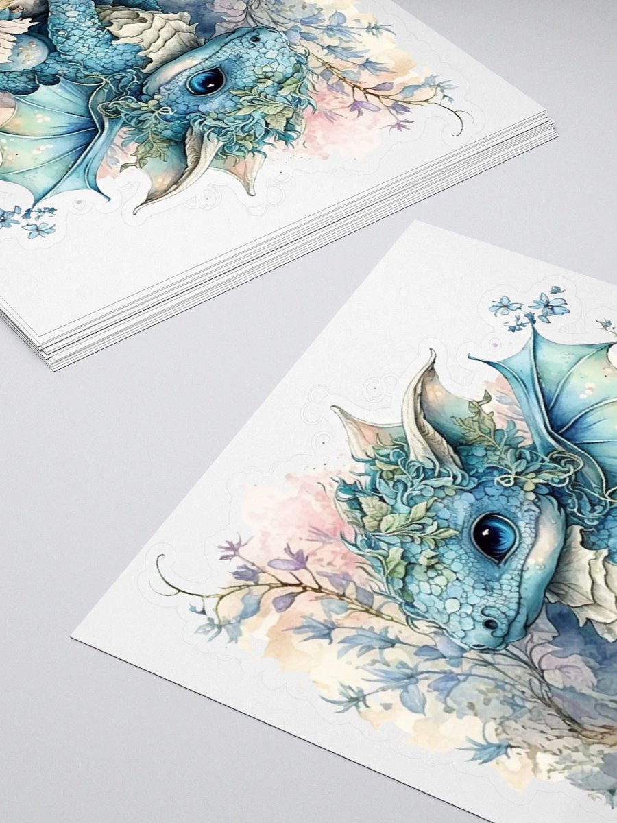 Whimsical Dragon Kiss Cut Stickers product image (12)