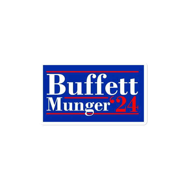 Buffett Munger '24 - Magnet, Blue product image (2)