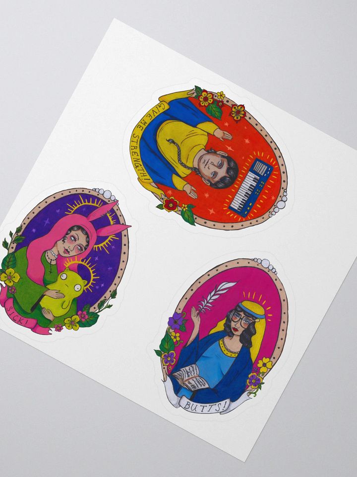 Burger Saints Mini Sticker Sheet product image (2)