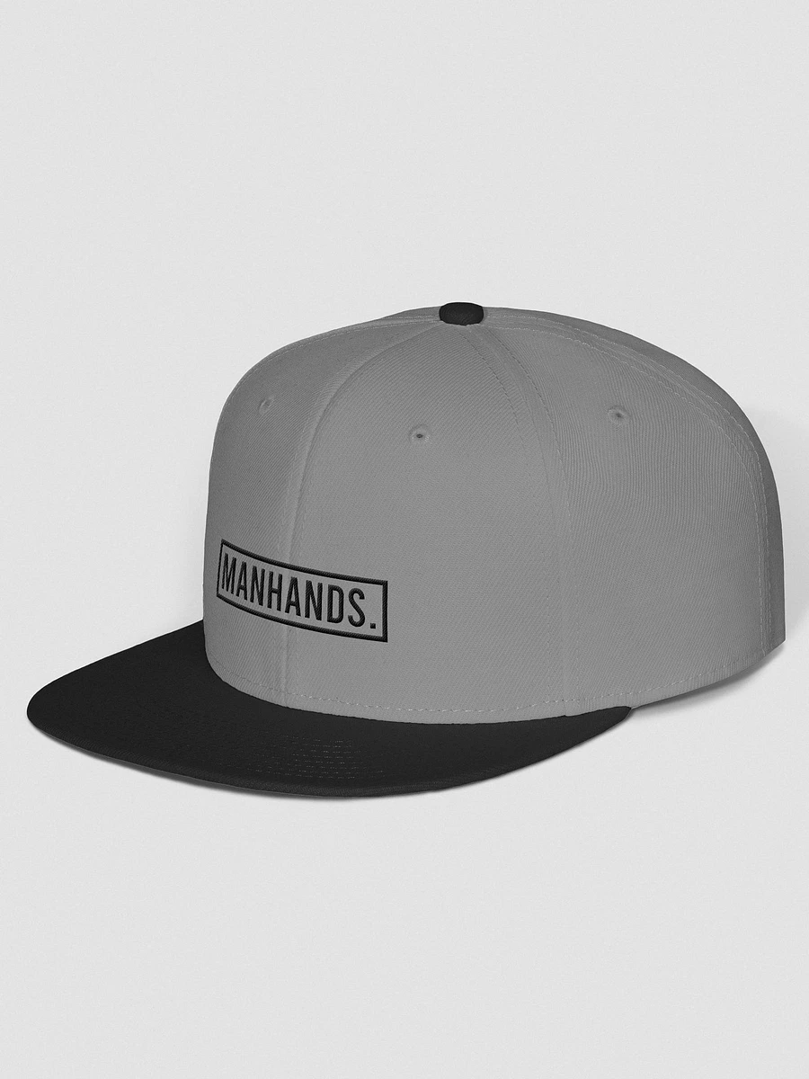 Otto Wool Blend Snapback Cap by MANHANDS. (Black Logo Variant) product image (7)