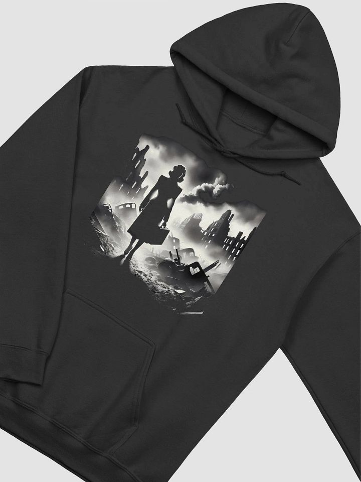 Noir Resilience Amidst Ruins (Womens Hoodie) product image (2)