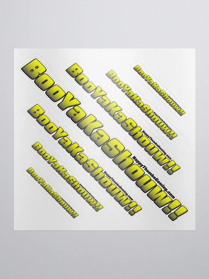 BooYaKaShouw Sticker Pack (7 Stickers) product image (1)