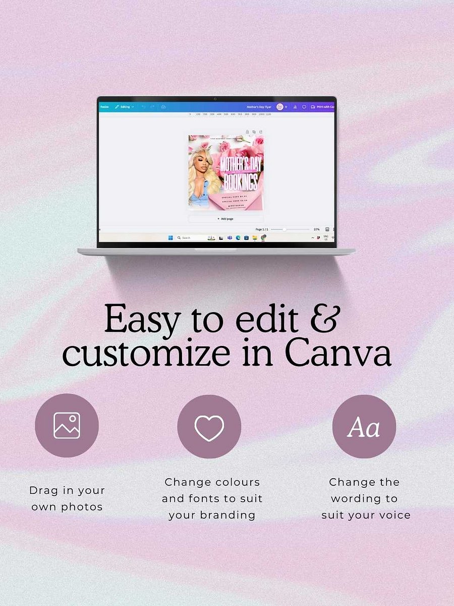 Wig Hair Influencer eBook Guide, Influencer Marketing, Social Media Growth & Brand Sponsorships, Monetize Beauty Content, PLR Canva Template product image (6)