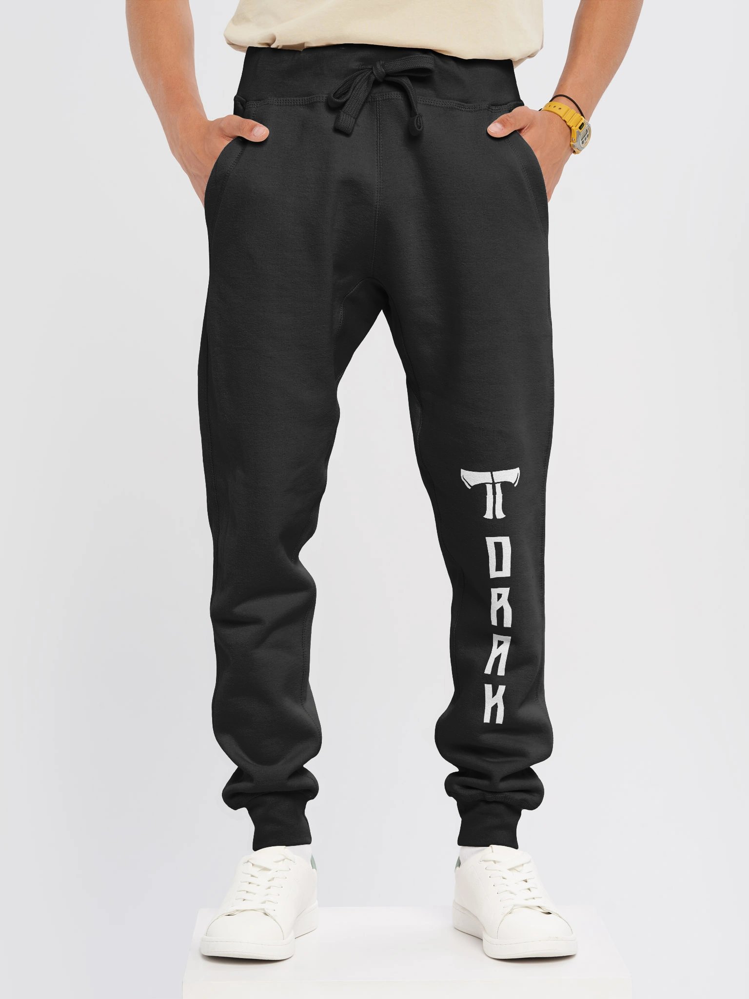 "White Logo & Name" Joggers product image (9)