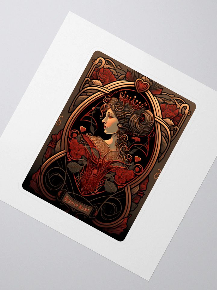 Regal Queen of Hearts Sticker product image (2)