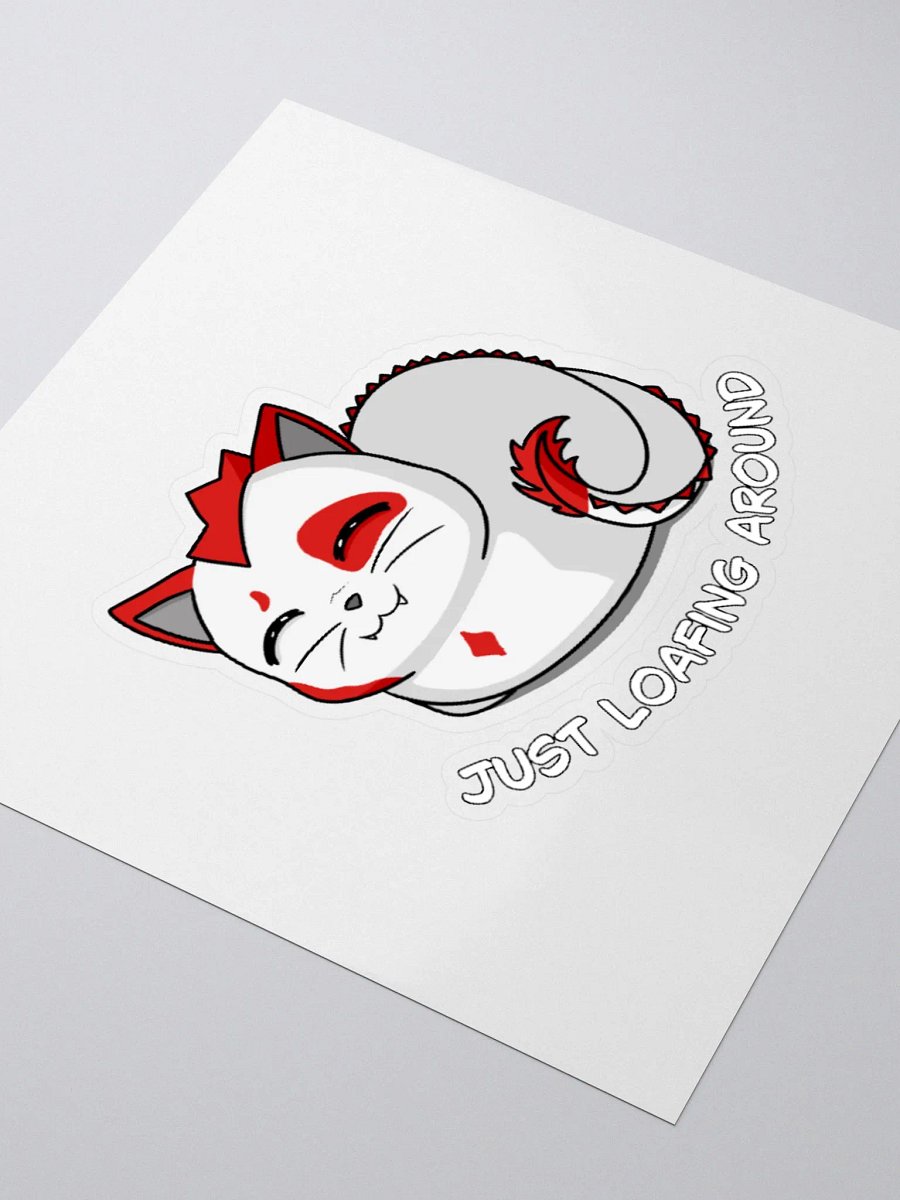 Just Loafing Around Cat Kiss Cut Stickers product image (3)