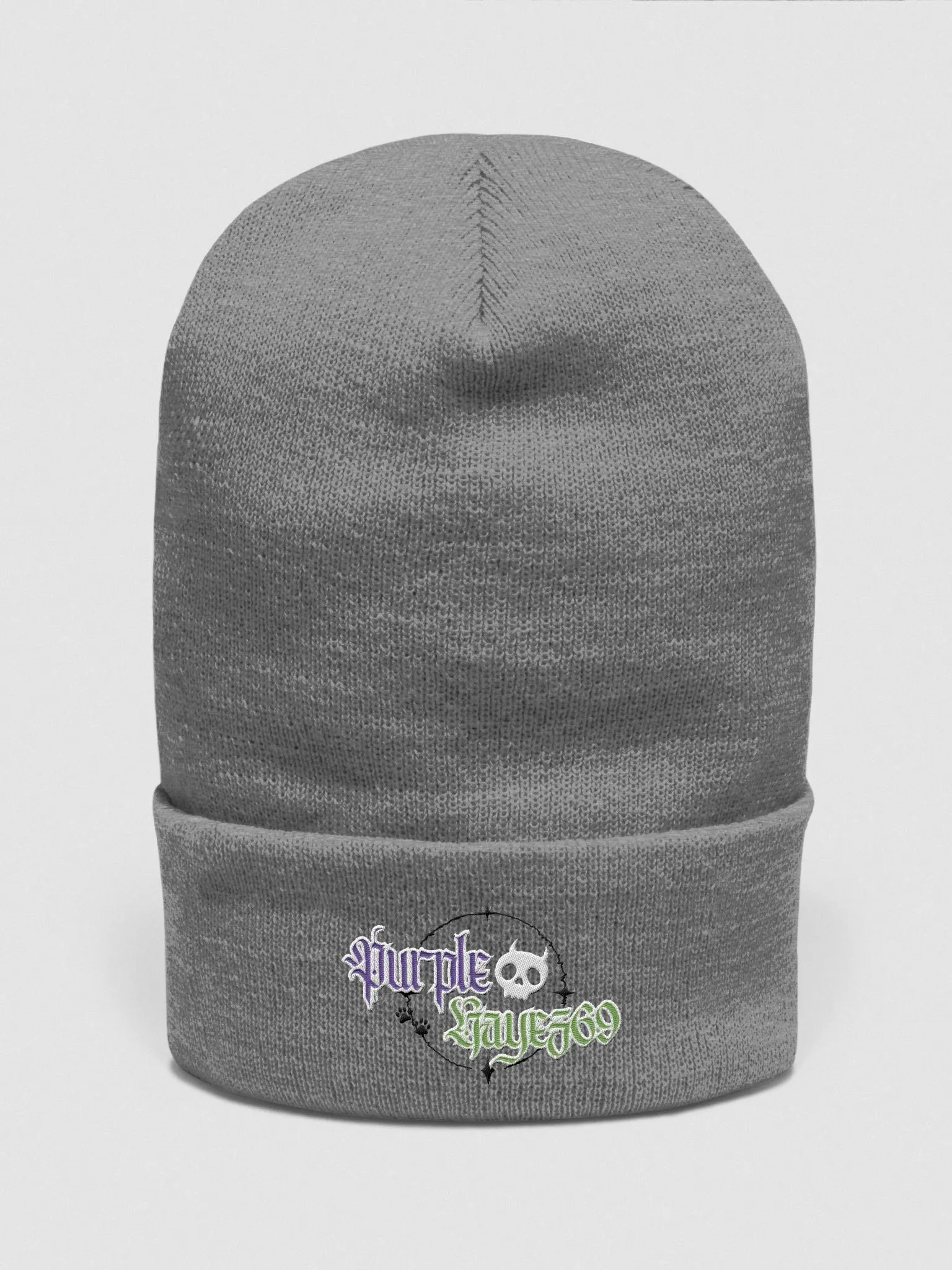 PurpleHayez69 logo Yupoong Cuffed Beanie product image (4)