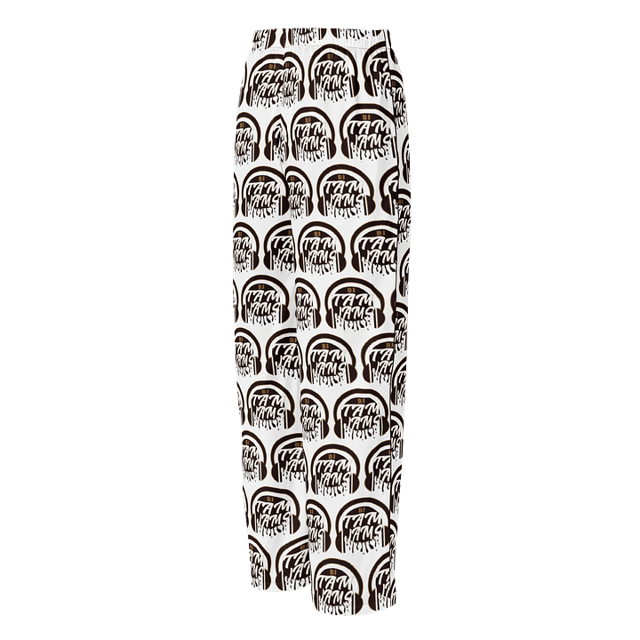 Dreamy Nights Silky Pajama Pants w/Black & Gold Logo product image (2)