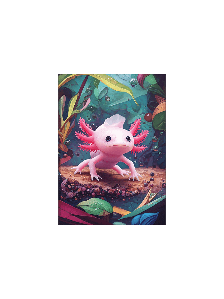 Axolotl the Underwater Dreamer Poster product image (6)