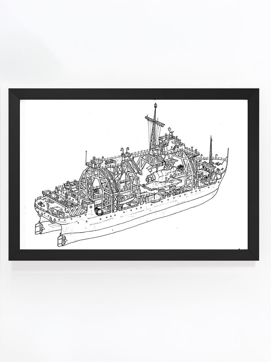 The Kommuna Framed Illustration product image (1)
