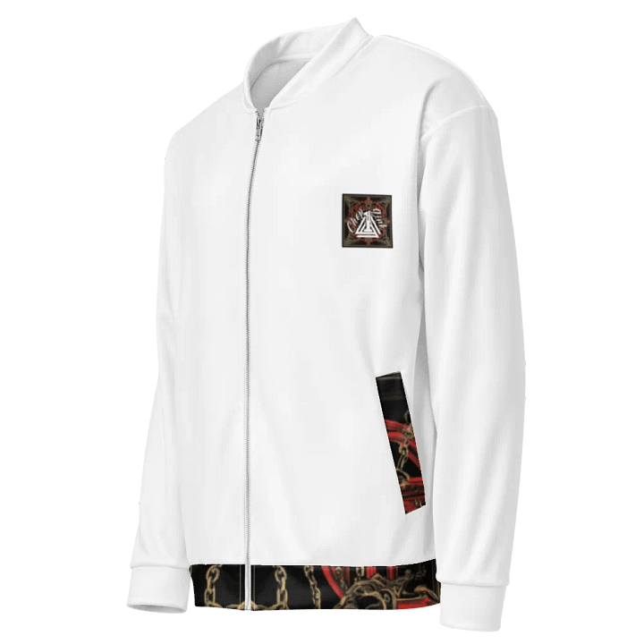 White and Royalty Bomber Jacket product image (1)