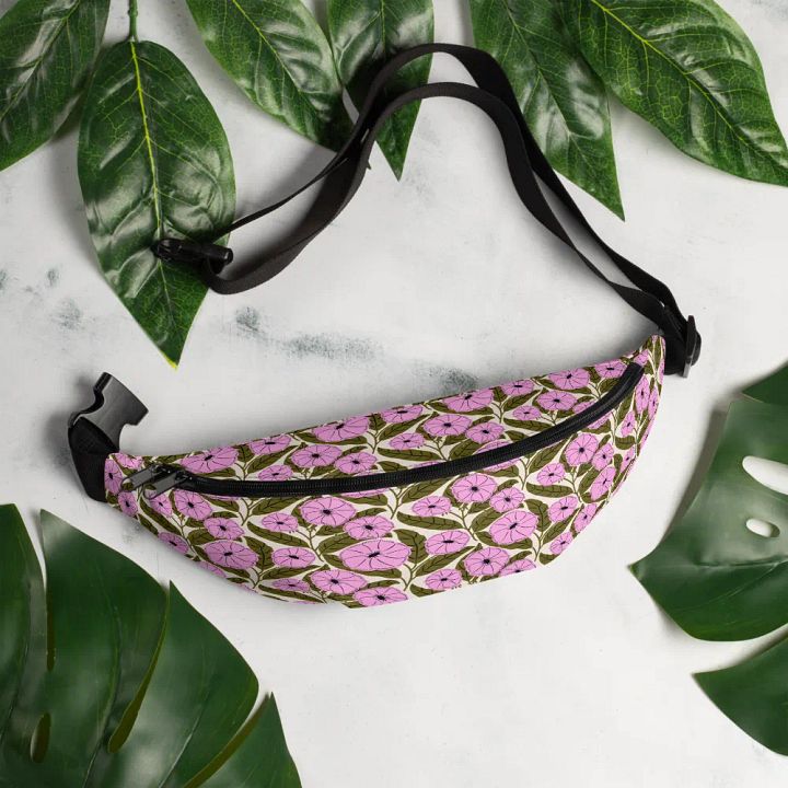Dipladenia Dreams - Pink and Green - Fanny Pack product image (1)