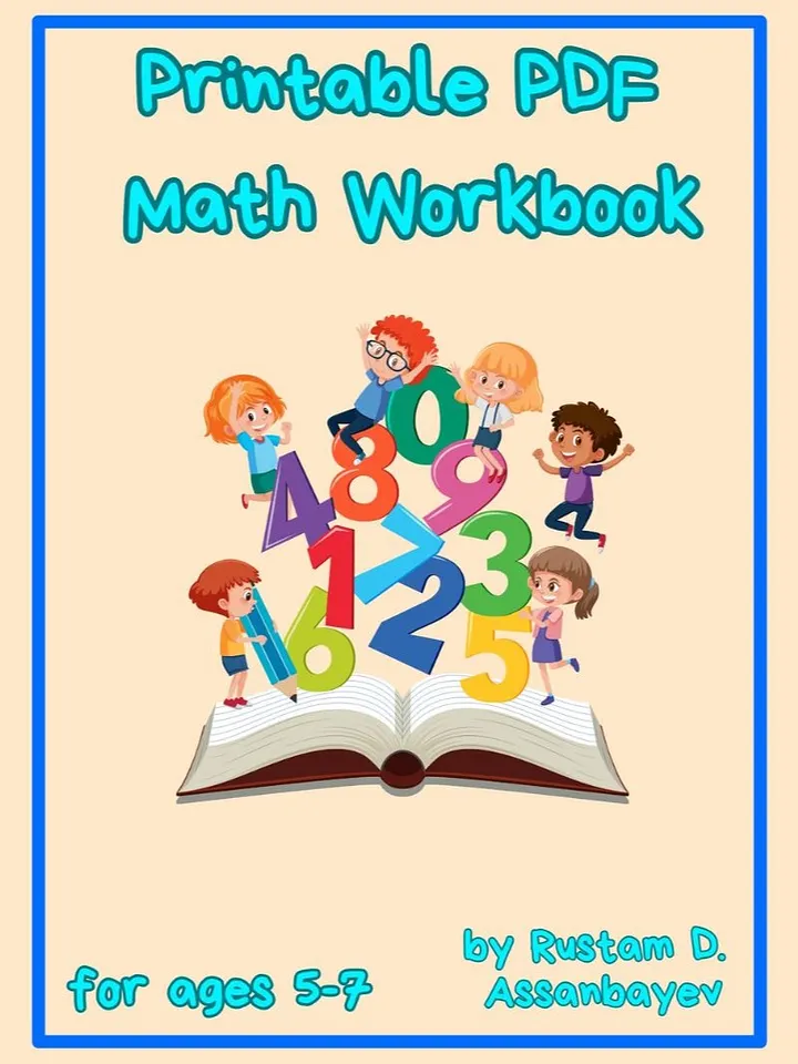 Printable Math Workbook Part 1 product image (1)