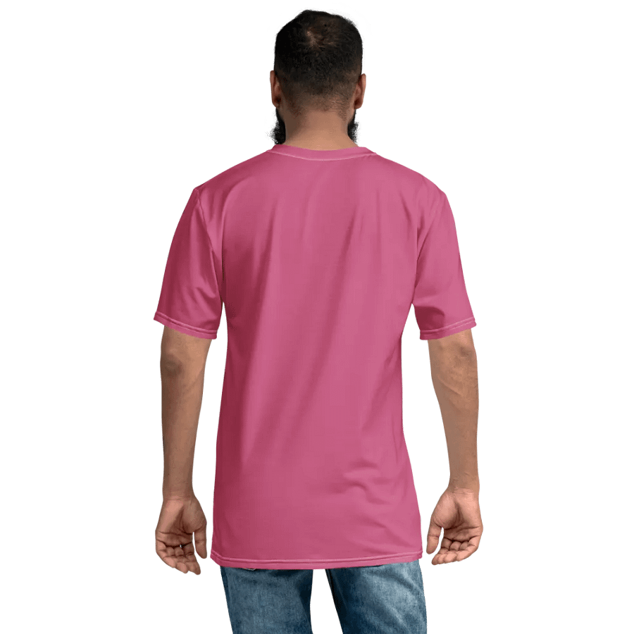 Plain Muted Blush Pink True Summer Men's Crewneck Polyester Heavyweight Premium T-Shirt by Treasure Pie product image (8)