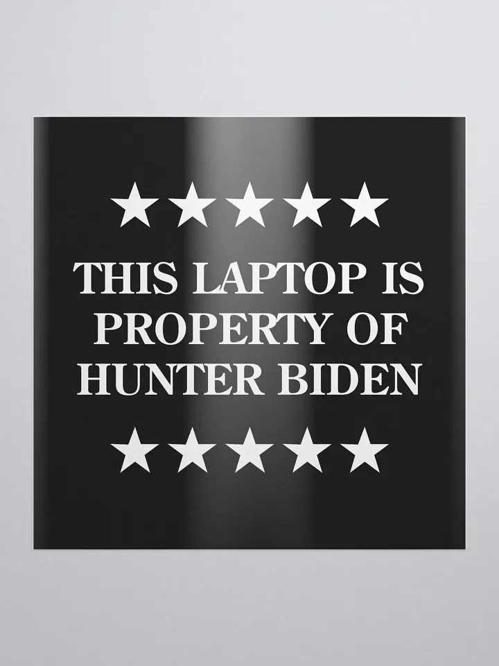 Hunter Biden's Laptop Sticker product image (1)