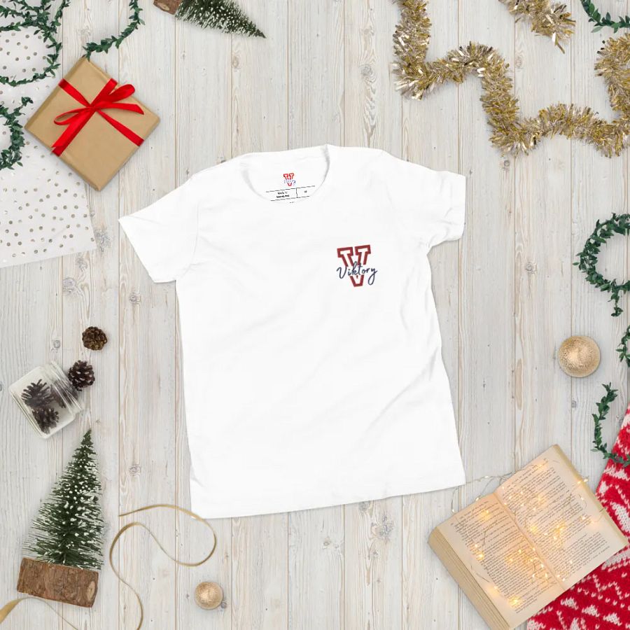 Kids Shirt White (red & blue logo) product image (3)