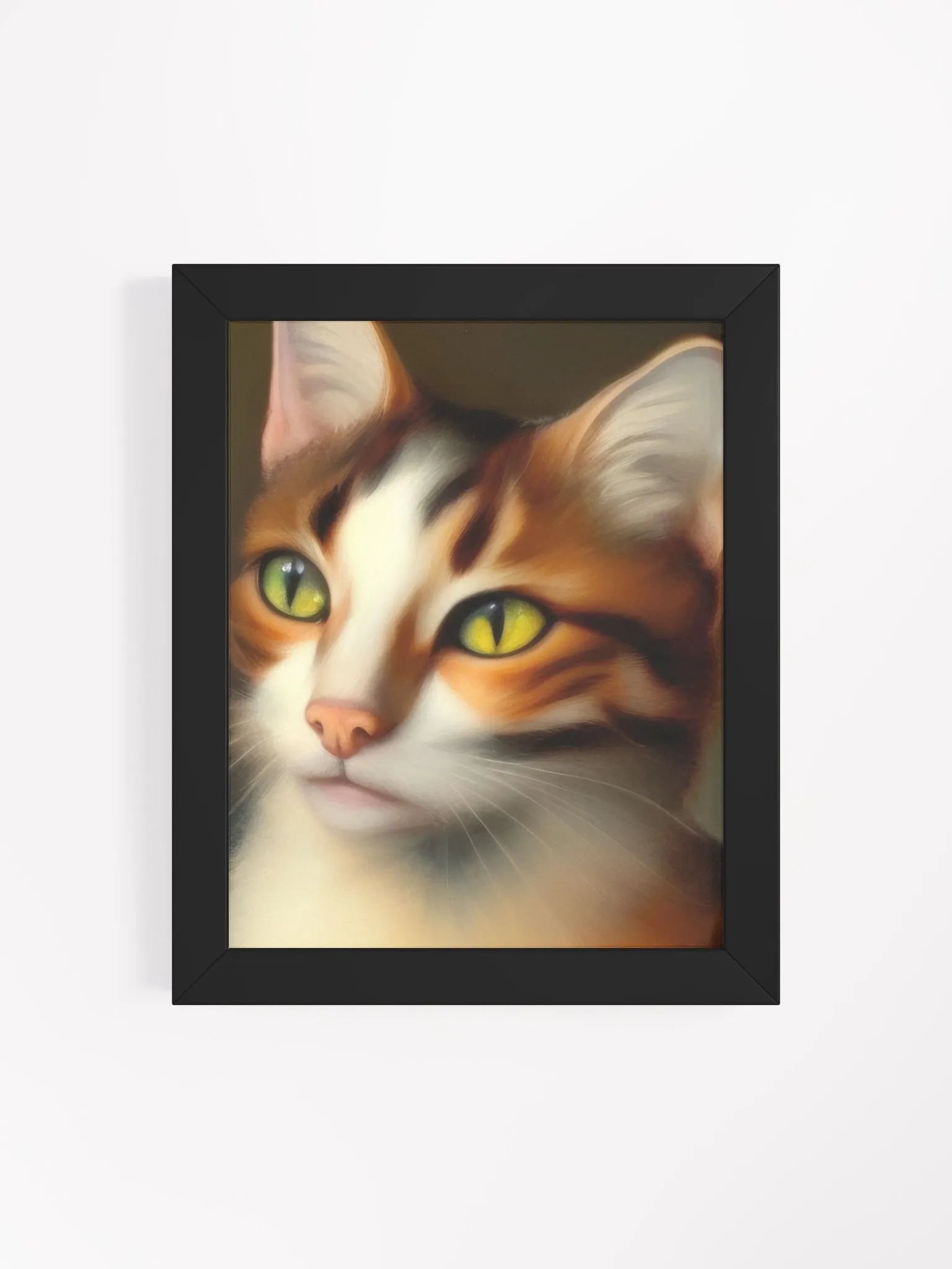 Cat Portrait - Framed Matte Cat Poster product image (57)