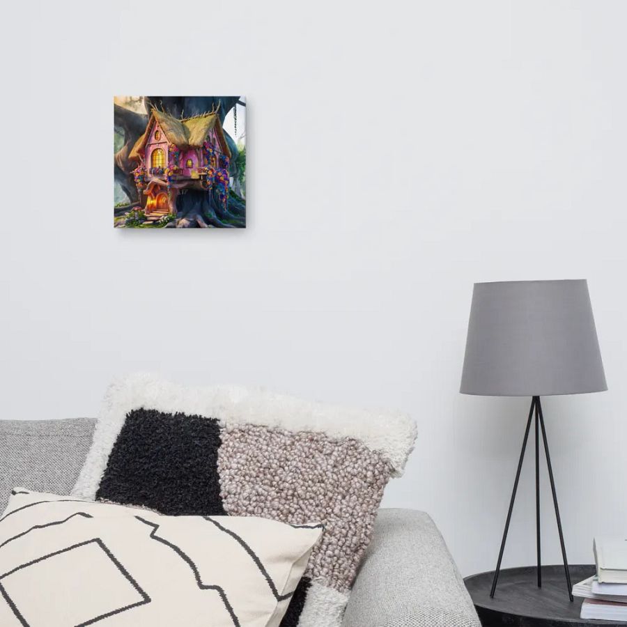 Watercolour Fairy House Art - v8 product image (10)