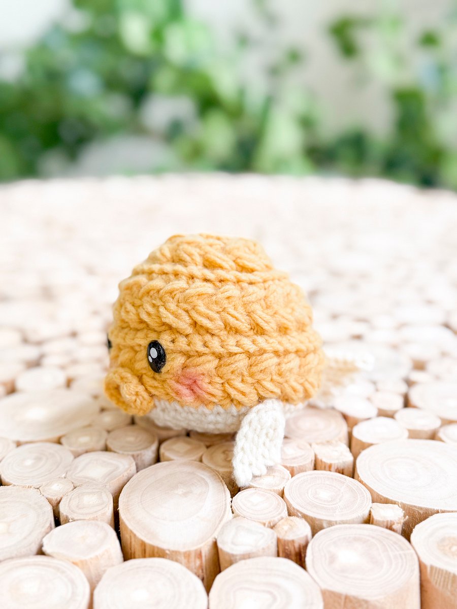 Easy Crochet Pufferfish Pattern | Textured Low-Sew Amigurumi product image (5)