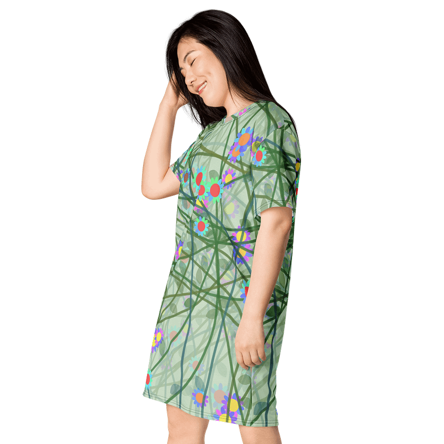 Floral Fantasy All-Over T-Shirt Dress product image (3)