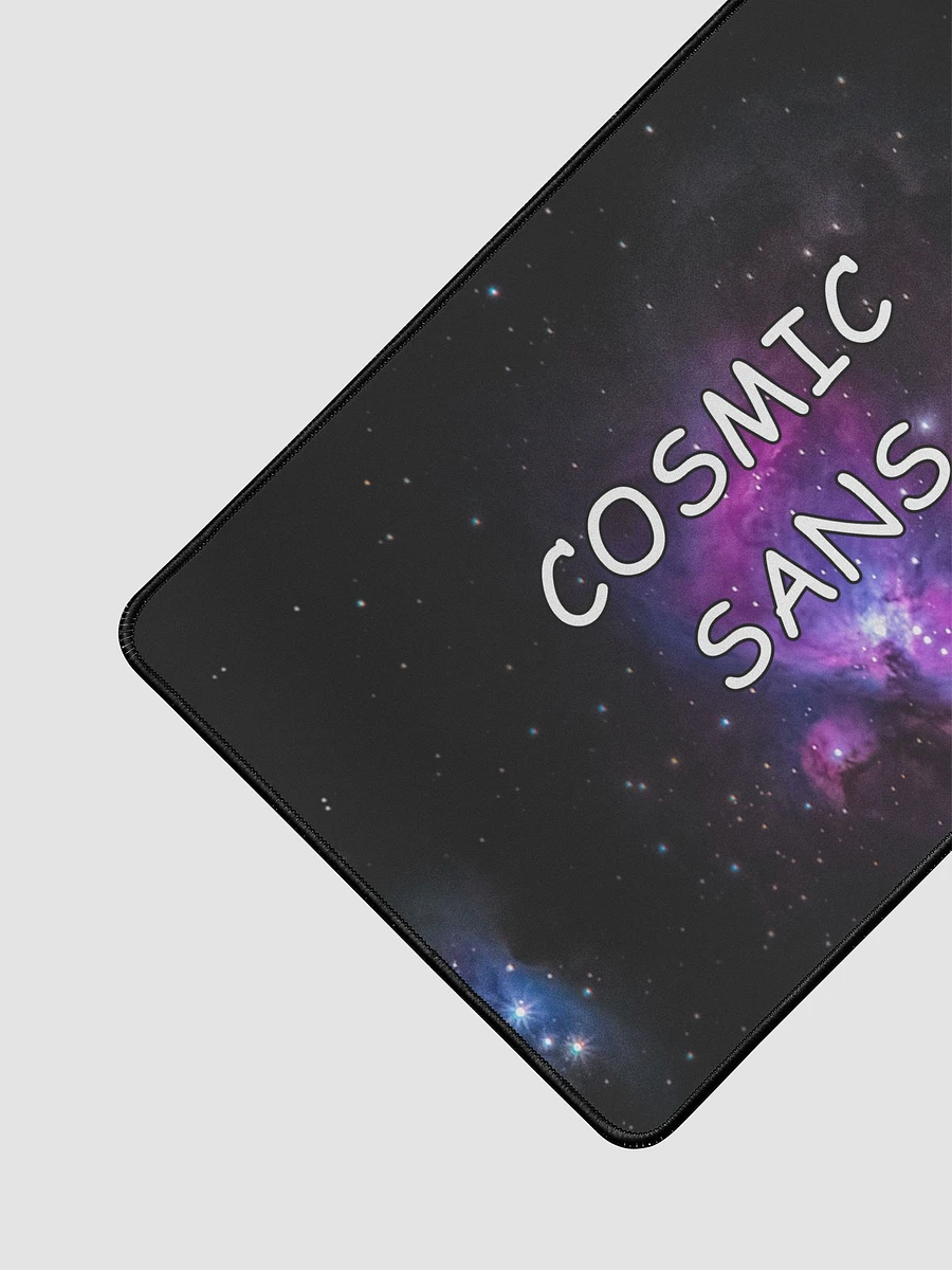 Cosmic Sans 12x18 mouse pad product image (2)