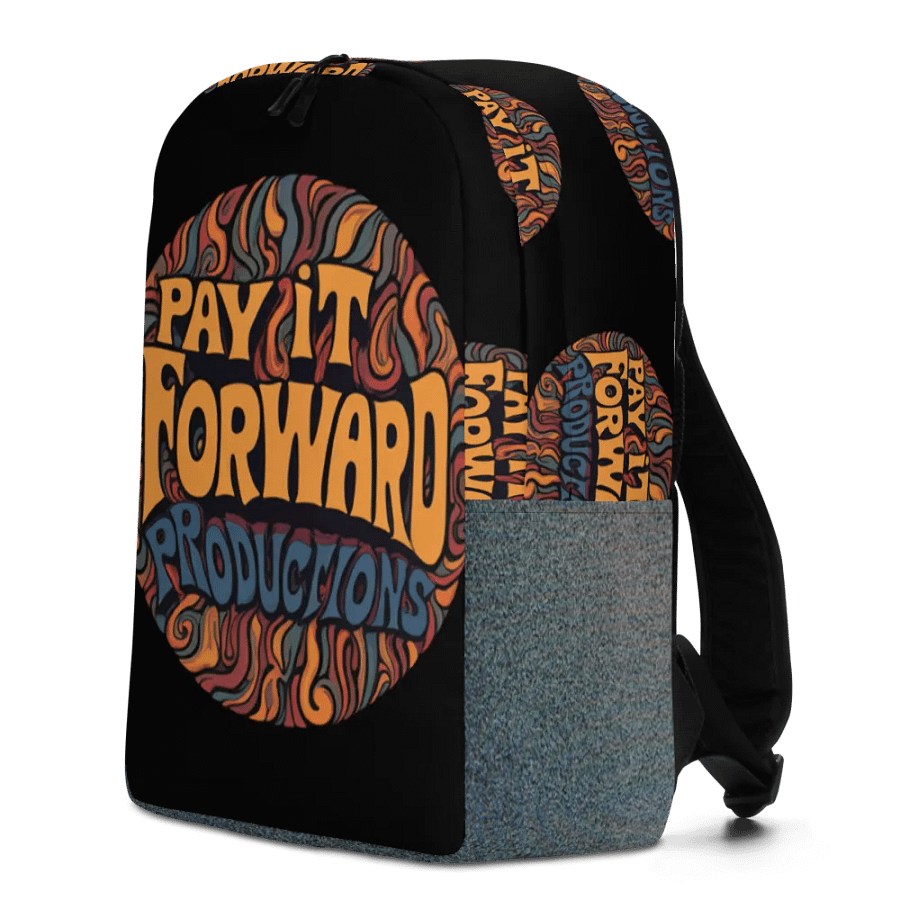 Psychedelic Swirl All-Over Backpack Midnight product image (7)