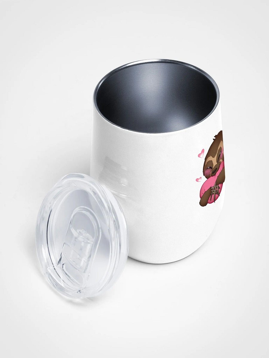 Blushing Sloth Wine Tumbler product image (3)