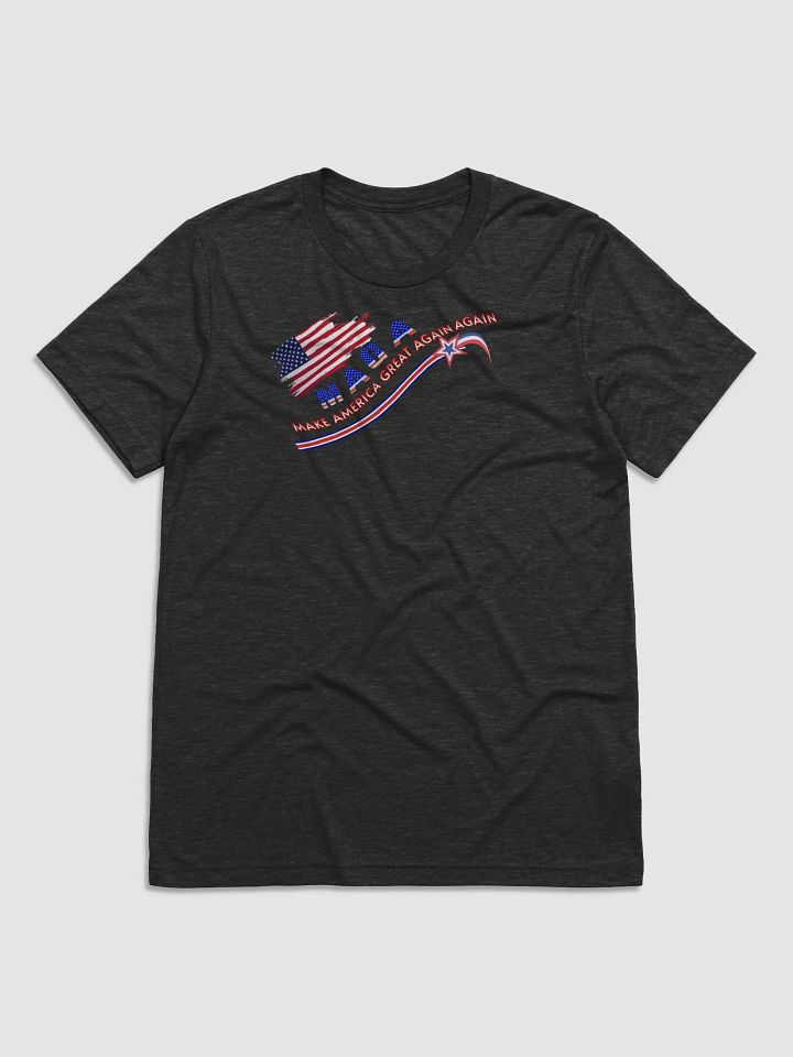 Maga t shirts We all want to Make America Great again For all Americans. Triblend unisex Tee diagonal designs product image (5)