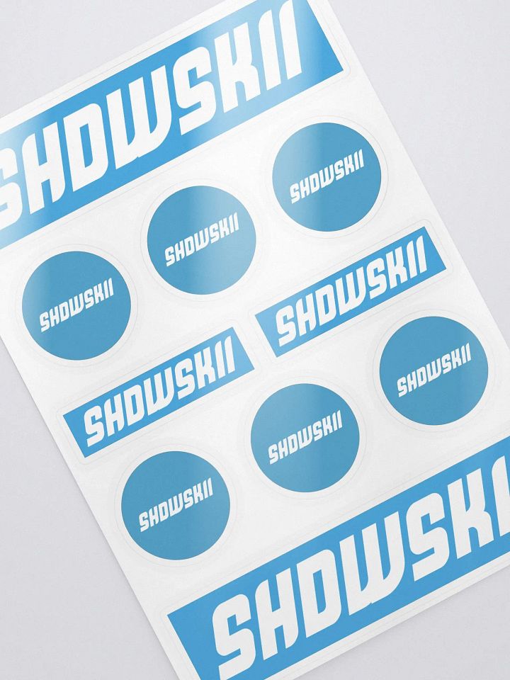 KISS CUT STICKERS / BLUE product image (2)