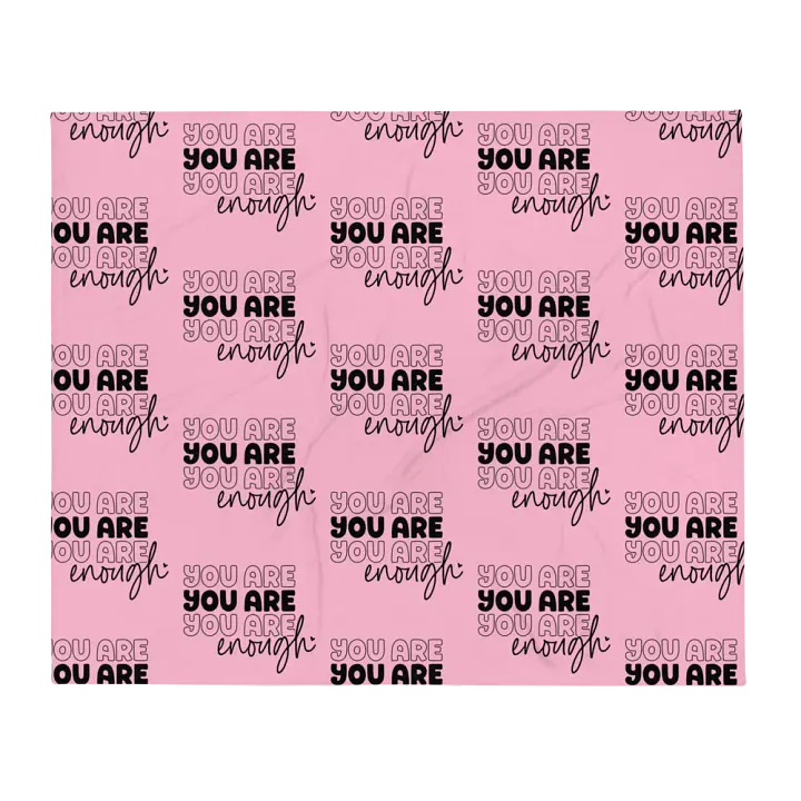 You Are Enough Blanket product image (1)