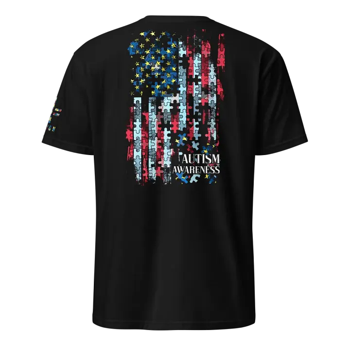 Autism Awareness American Flag product image (1)