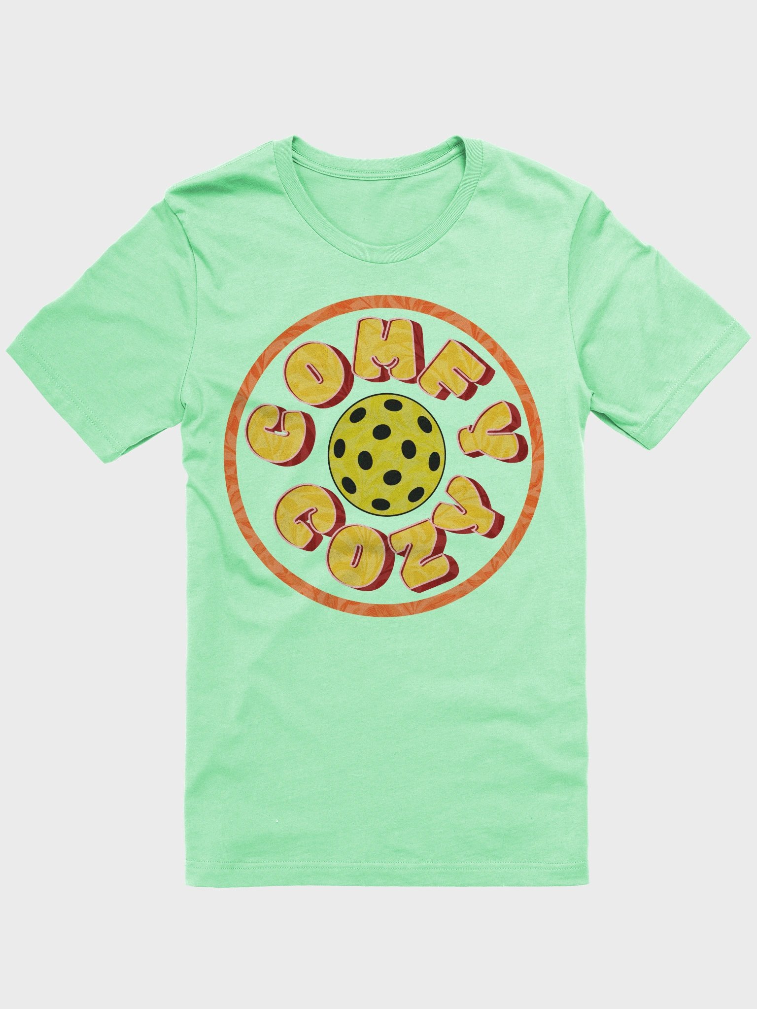 Comfy Cozy Pickleball Circle Vibrant Tee product image (1)